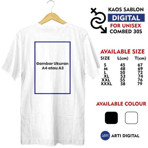 kaos sablon digital
