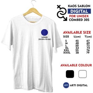 kaos sablon digital