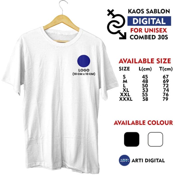 kaos sablon digital